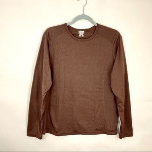 COLUMBIA Titanium Omni-Dry long sleeve base layer brown top Women’s XL